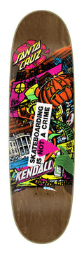 Santa Cruz Kendall Street Art Collage VX 9" Skateboard Deck
