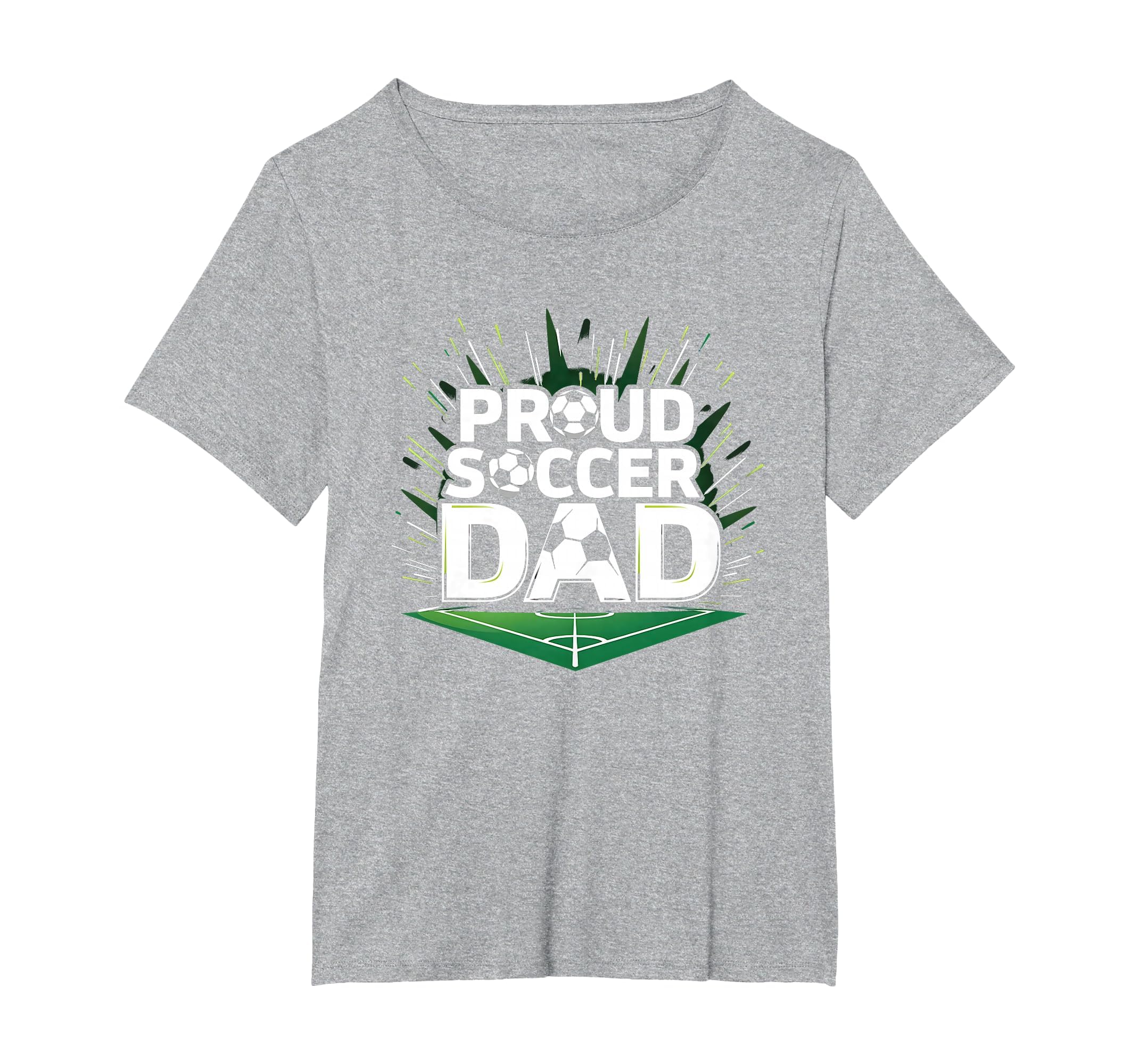 Proud Soccer Dad Cheering Sideline T-Shirt - Streetwear Style for Adults