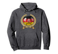 German Flag Deutschland Soccer Hoodie - Novelty Apparel Unisex