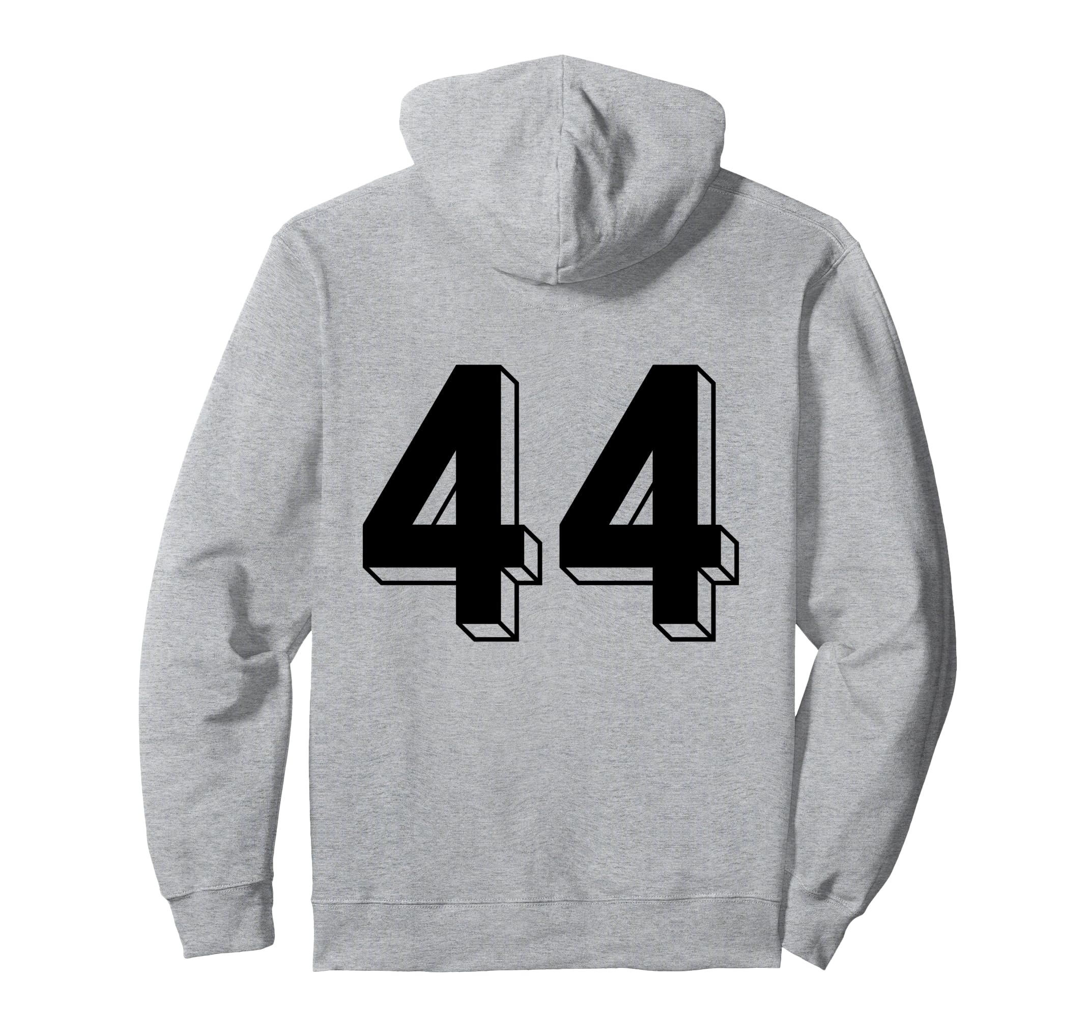 Number 44 Backside 80S 90S Team Jersey Hoodie - Trendy Graphic Unisex
