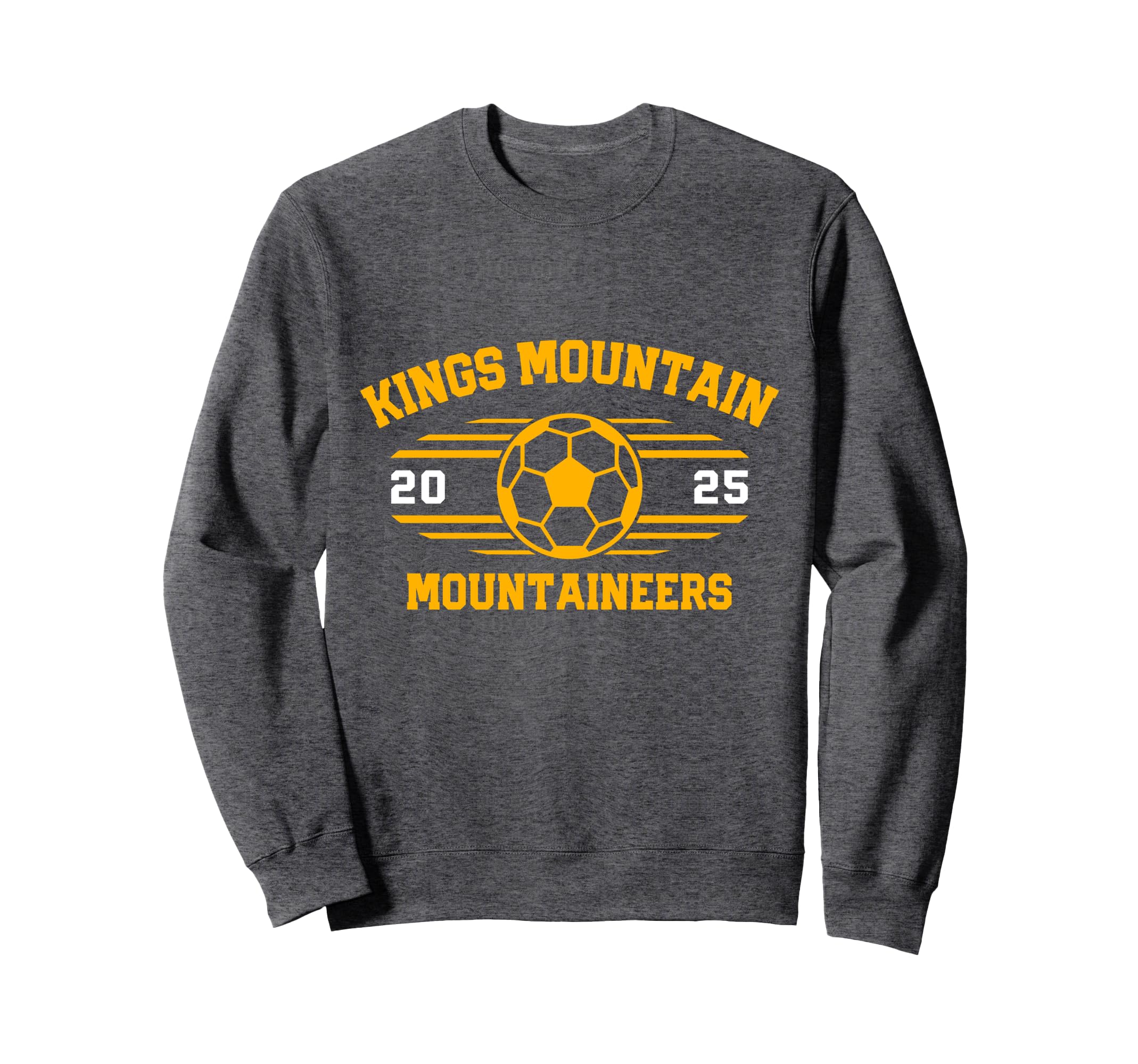 Kings Mountain Mountaineers Soccer Sweatshirt - Minimalist Print Unisex