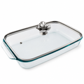 Magnolia Lid with Pyrex 3 quart Baking Dish