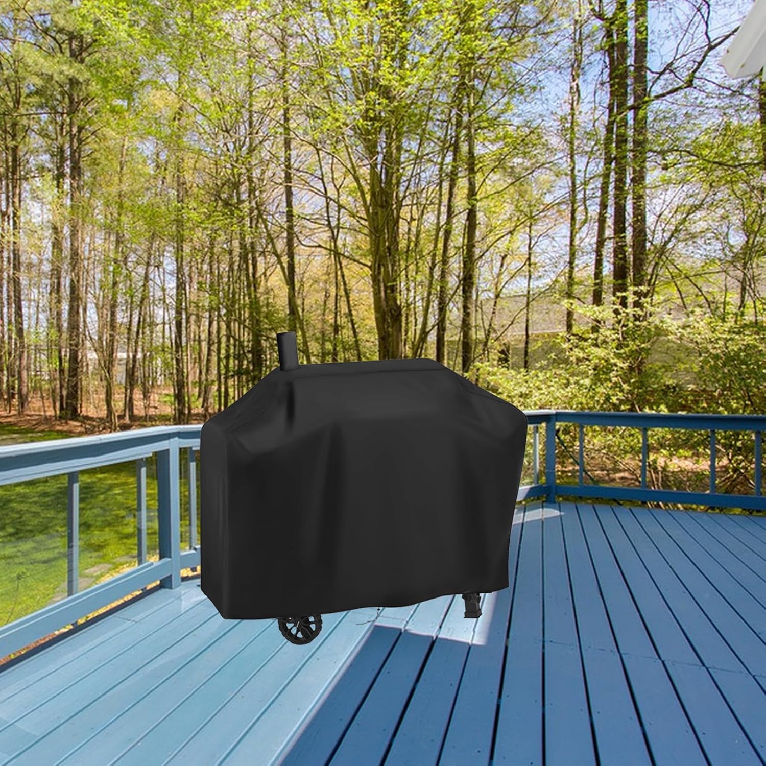 Grill Griddle Cover for Royal Gourmet 24-Inch Charcoal Grill CD1824EH-SC, Portable Gas BBQ Covers, Waterproof Outdoor Propane Grills Cover-22 D x 49" W x 41" H