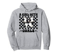 Goals Soccer Coquette Bow Hoodie - Casual Everyday Wear for Adults