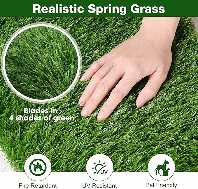 Yescom Sports Sled Strips Turf Gym Turf Flooring for Weight Sled Push Gym Equipment Outdoor Indoor Use 33'x3'(99 Sq.Ft) 1.38" H