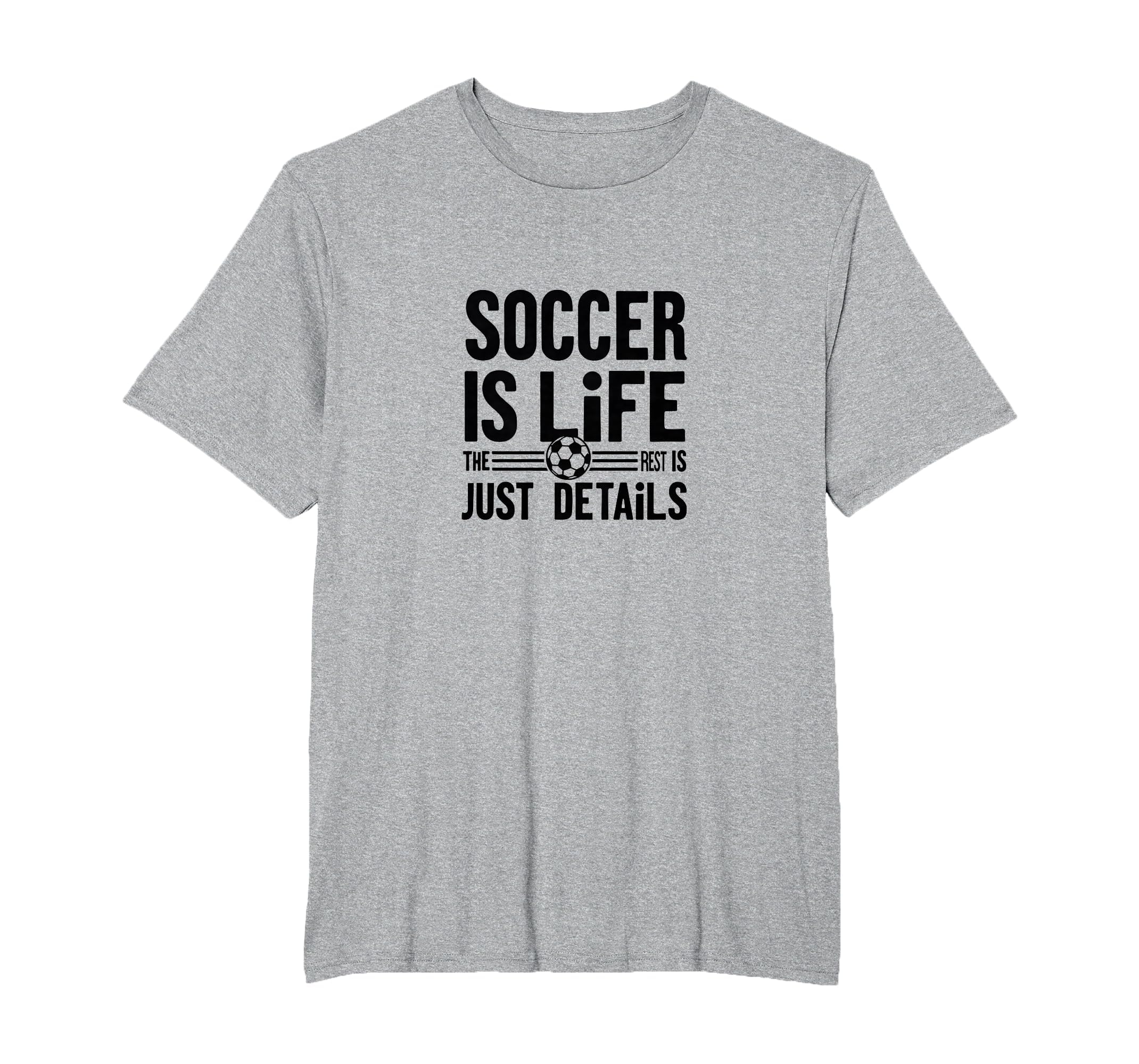 Soccer Is Life Soccer Dads Sporty T-Shirt - Custom Art Print for Adults
