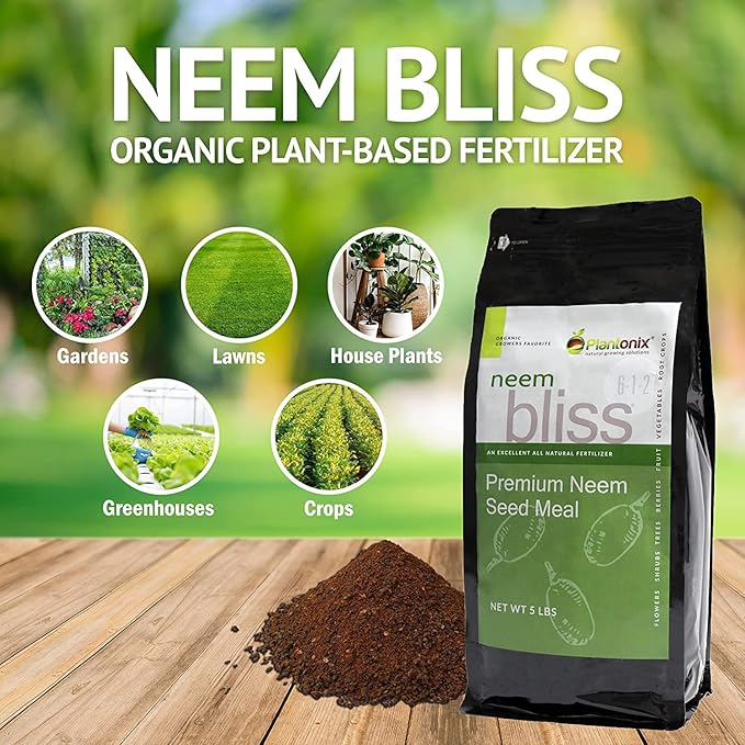 Coco Coir Brick (10lbs), Organic Perlite, Worm Castings, Neem Seed Meal, Kelp Meal Fertilizer, & Organic Biochar for Plants - Potting Soil & Garden Fertilizer Mix - 100% Natural Gardening Bundle