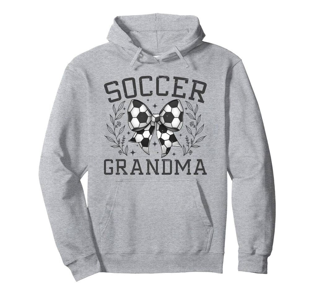 Coquette Bow Soccer Grandma Game Day Hoodie - Custom Art Print Men Women