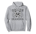 Coquette Bow Soccer Grandma Game Day Hoodie - Custom Art Print Men Women