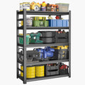 78" H,Metal Garage Shelving Heavy Duty 5-Tier Adjustable Storage Shelves Easy to Assemble, Garage Organization with 4500lbs Capacity,Shelving Racks for Storage,Ideal for Garage,Basement,Warehouse