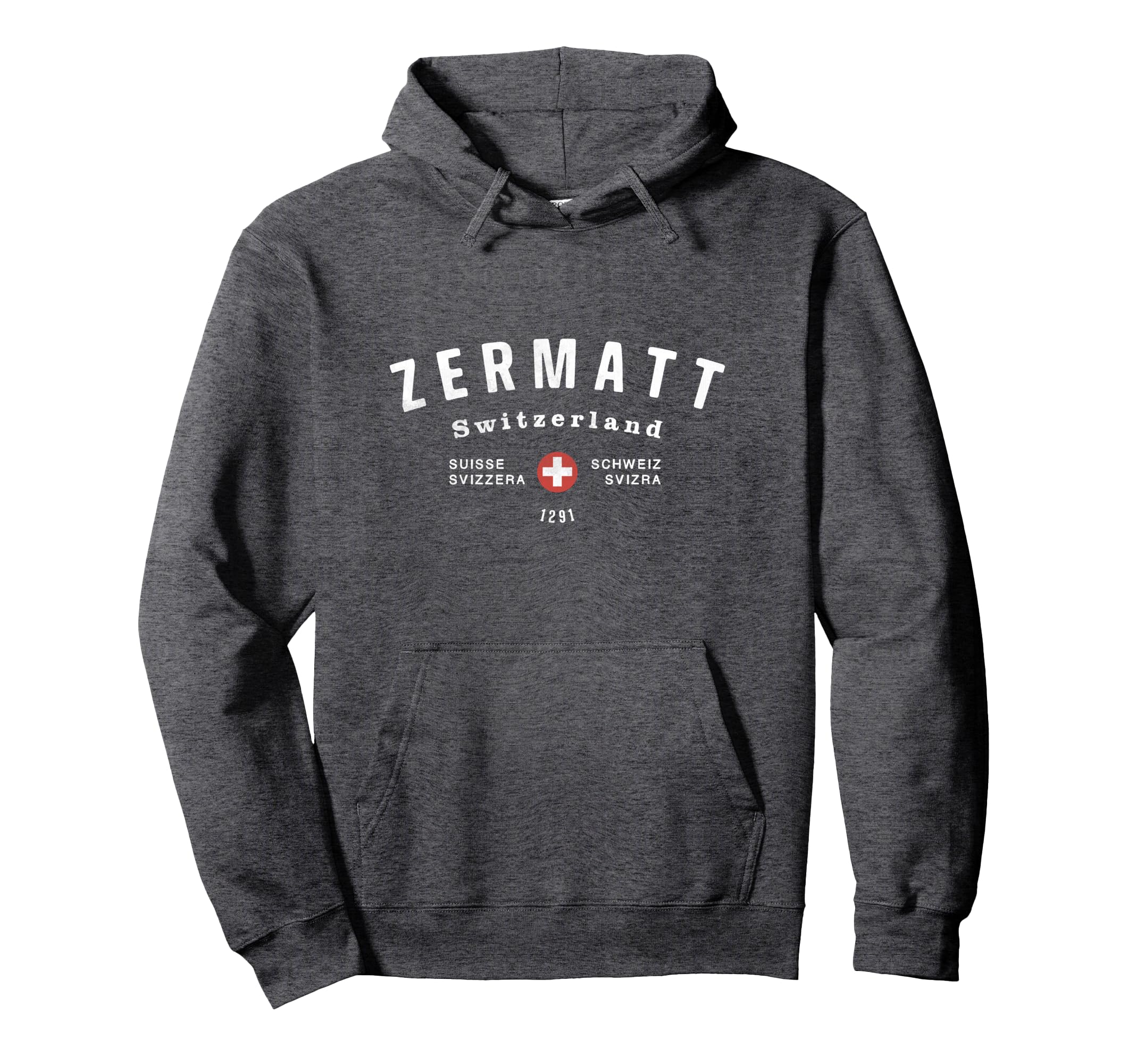 Zermatt Switzerland Sports College Hoodie - Casual Everyday Wear Men Women