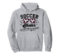 Soccer Sister Im Just Here Snacks Hoodie - Aesthetic Graphic Unisex