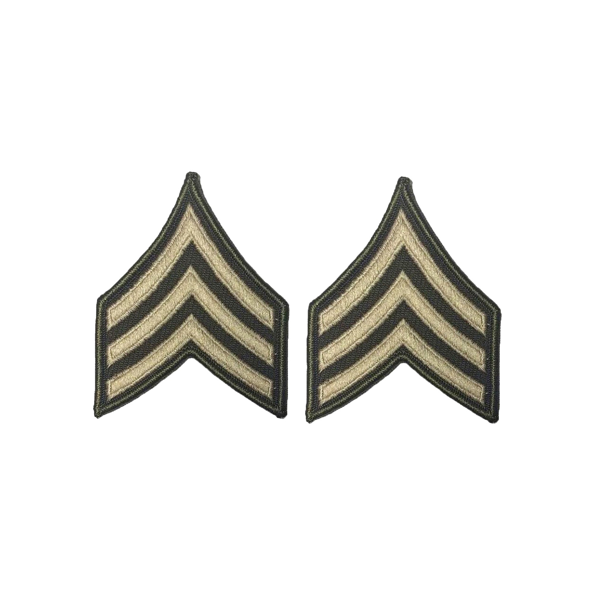 U.S. Army AGSU Sergeant Chevron Sew on Rank (Female)