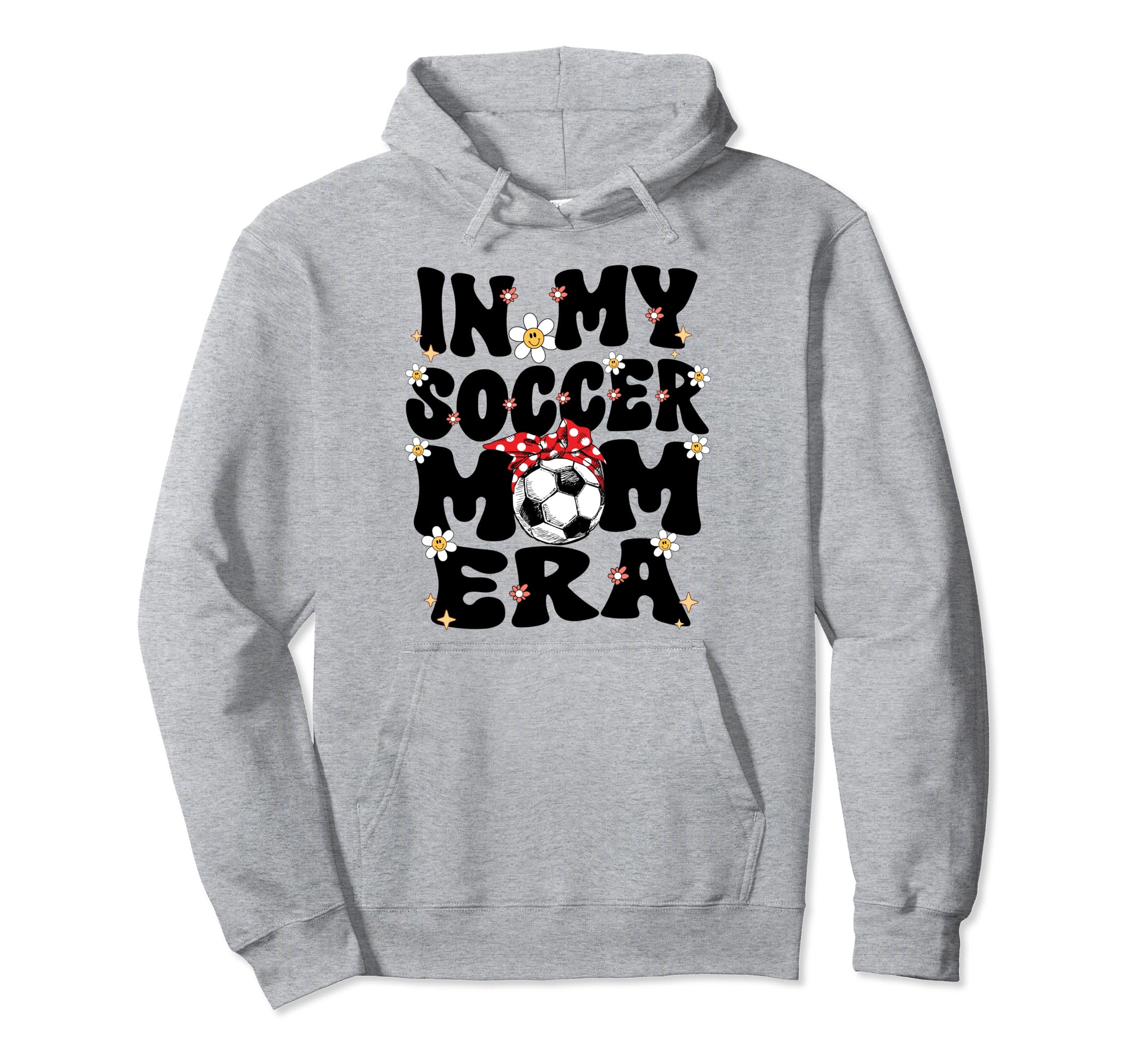 My Soccer Mom Era Groovy Soccer Mom Hoodie - Novelty Apparel Men Women
