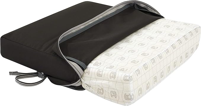 Classic Accessories Ravenna Water-Resistant 21 x 19 x 5 Inch Patio Seat Cushion, Espresso, Patio Loveseat Cushion