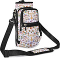 icolor Water Bottle Carrier Bag with Strap 25/32/40 oz Crossbody Bottle Holder with Phone Pocket Sling Sleeve Insulated Neoprene Water Bottle Pouch for Walking Travelling