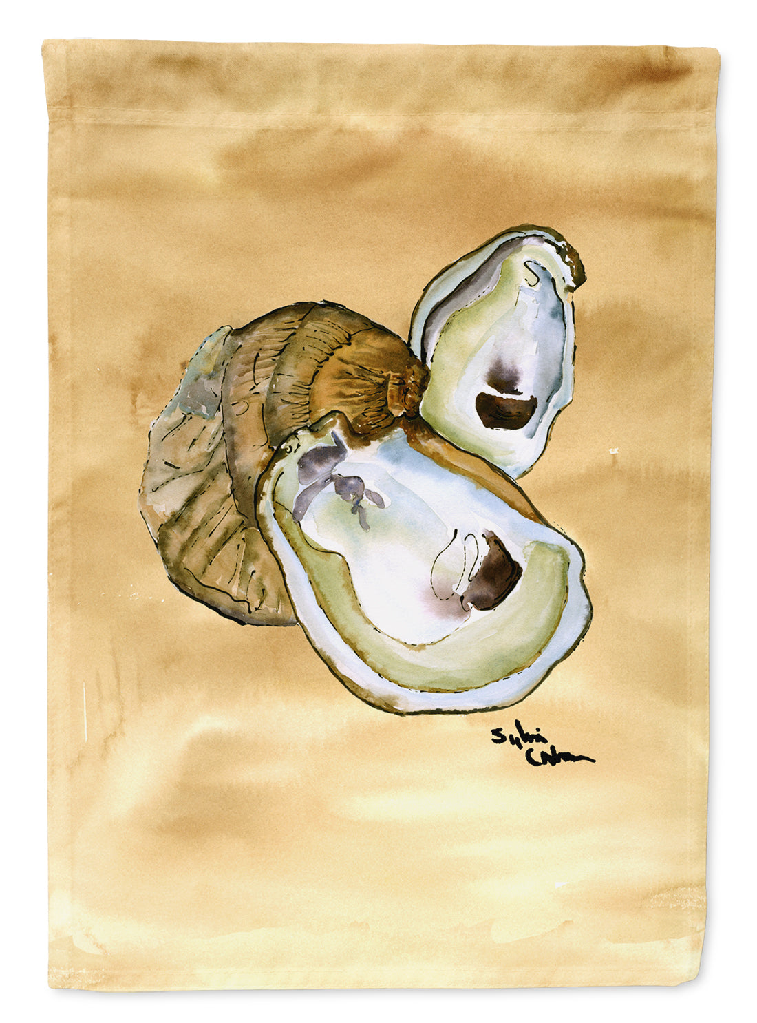 Oyster Sandy Beach Garden Flag Mailbox Decorative Yard Banner Outside Patio Artwork for Flower Beds, Garden Size, Multicolor