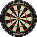 Accudart Edge Bristle Dartboard - Razor Thin Spider Wire Reduces Bounce Outs - Premium Brazilian Sisal - Advanced Metal Number Ring - Increased Playing Area - Super Thin Bullseye