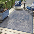 Keen Home Design Terrace Outdoor Area Rug - 9x12 Washable Indoor/Outdoor Rug for Patio, Kitchen, Balcony, Beach, Garden, Deck and Porch, Size: 8'10"x12'