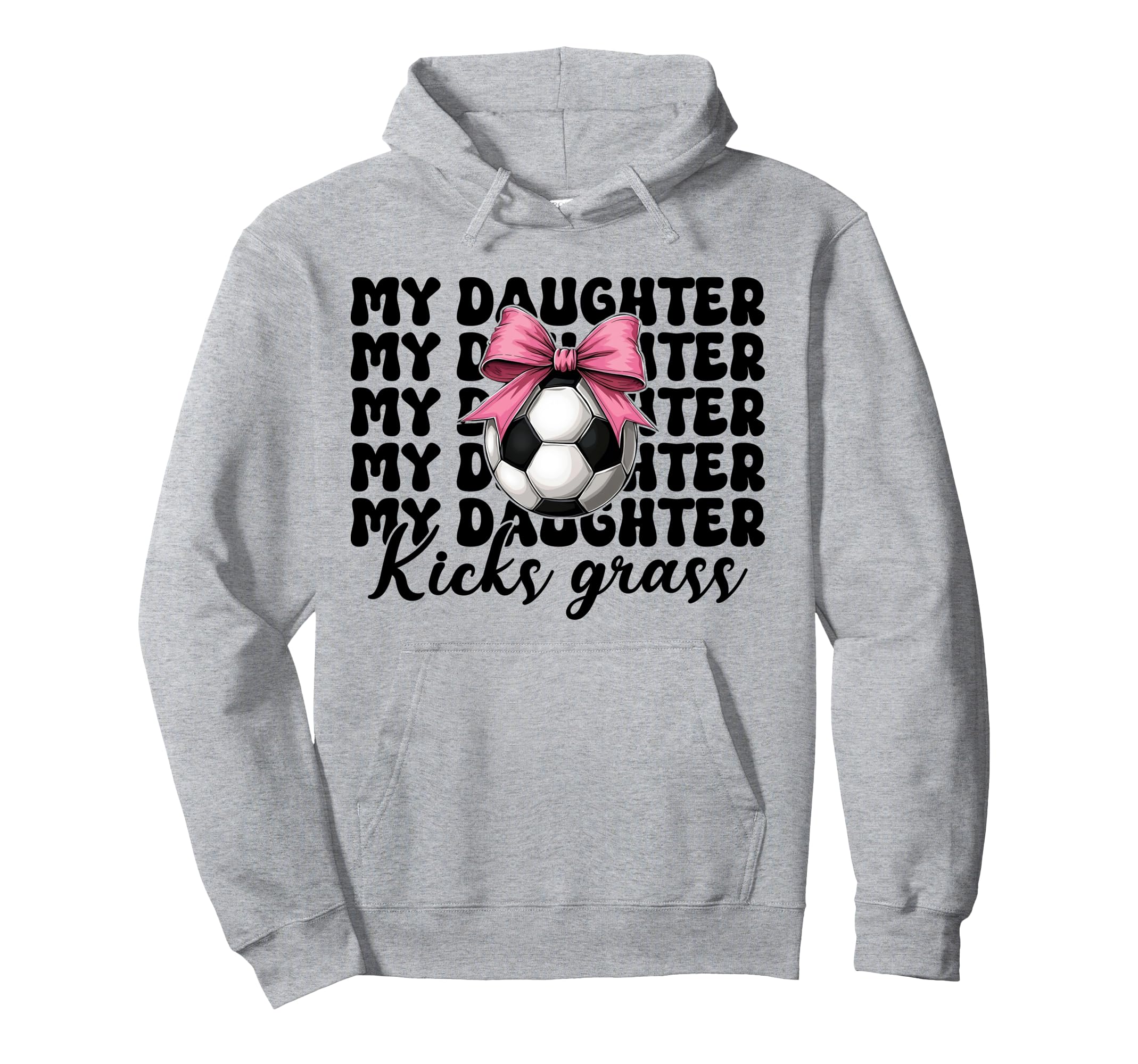 Soccer Mom Soccer Mama Coquette Bow My Hoodie - Streetwear Style Unisex