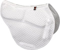 ECP Equine Comfort Products All-Purpose Contoured Correction Saddle Pad with Adjustable Memory Foam Inserts for Custom Support, Non-Slip, Shock Absorbing, 22” Spine, 19.5” Drop