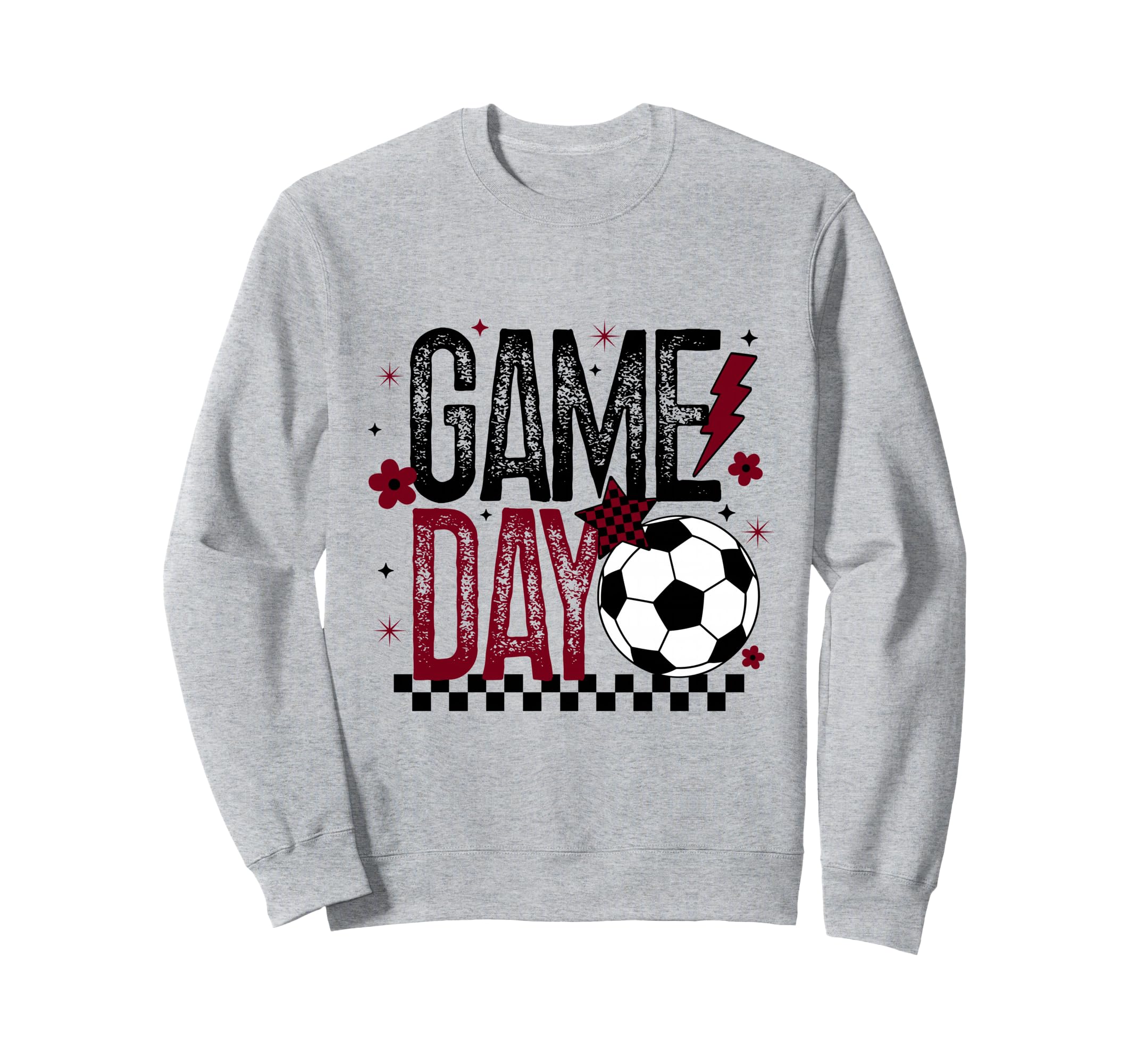 Game Day Soccer Team Season Maroon And Sweatshirt - Unique Graphic Unisex