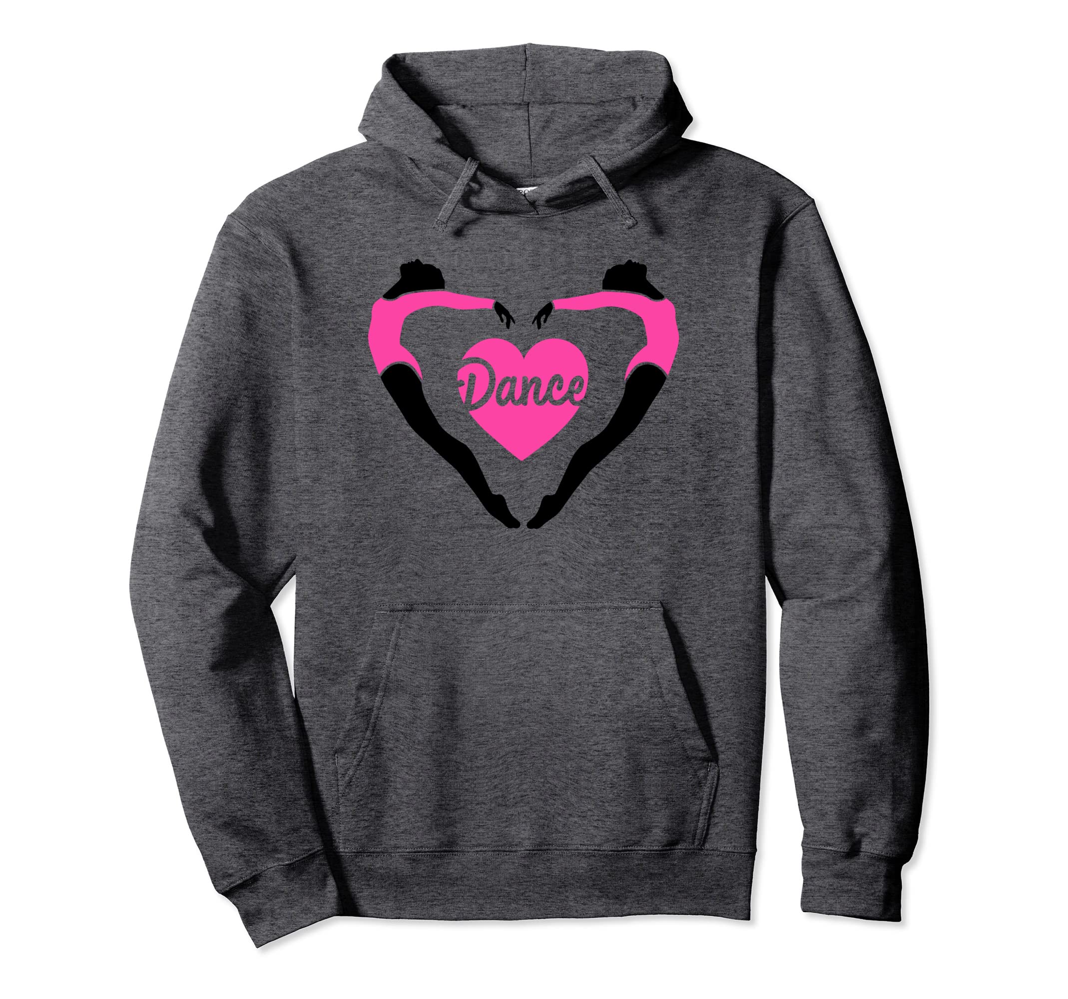 Dance Heart Love Hoodie - Minimalist Print Men Women