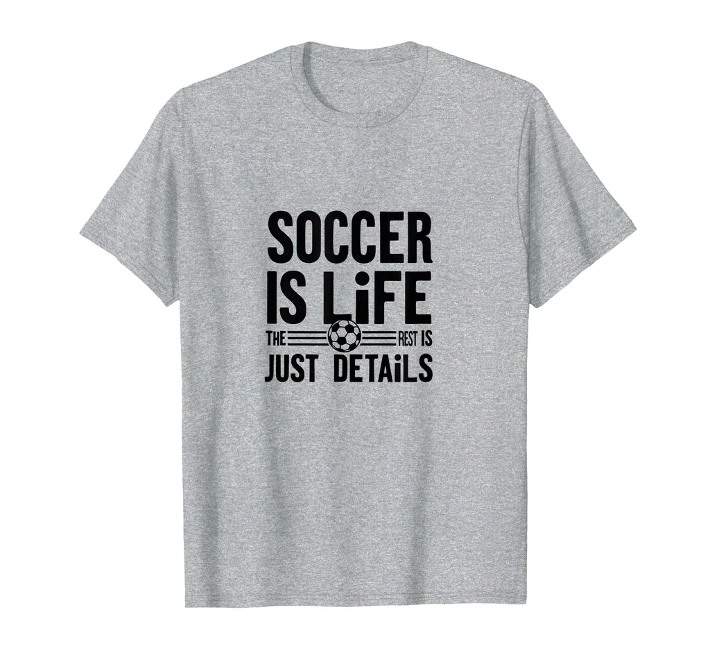 Soccer Is Life Soccer Dads Sporty T-Shirt - Fun Novelty Design Men Women