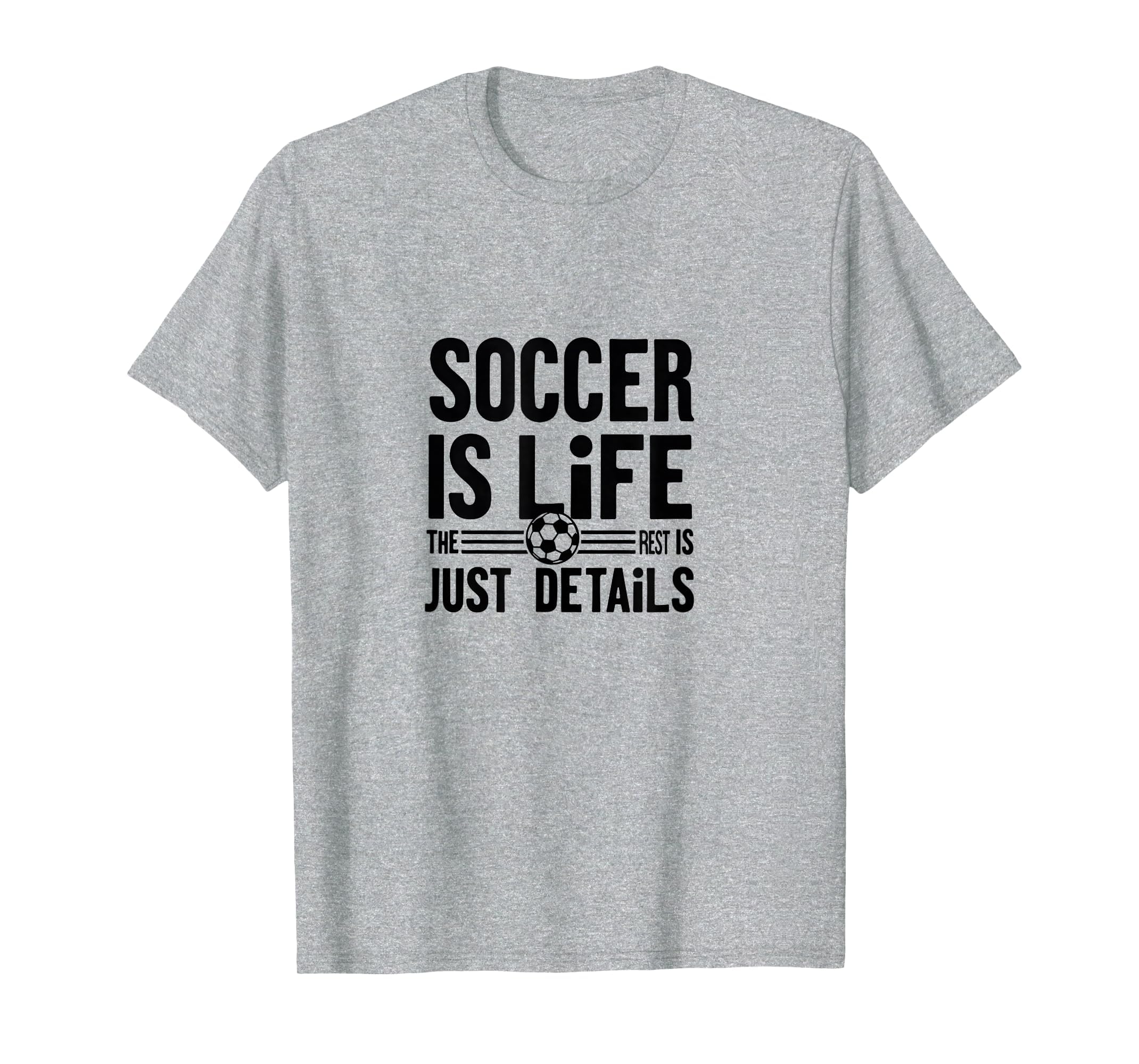 Soccer Is Life Soccer Dads Sporty T-Shirt - Fun Novelty Design Men Women