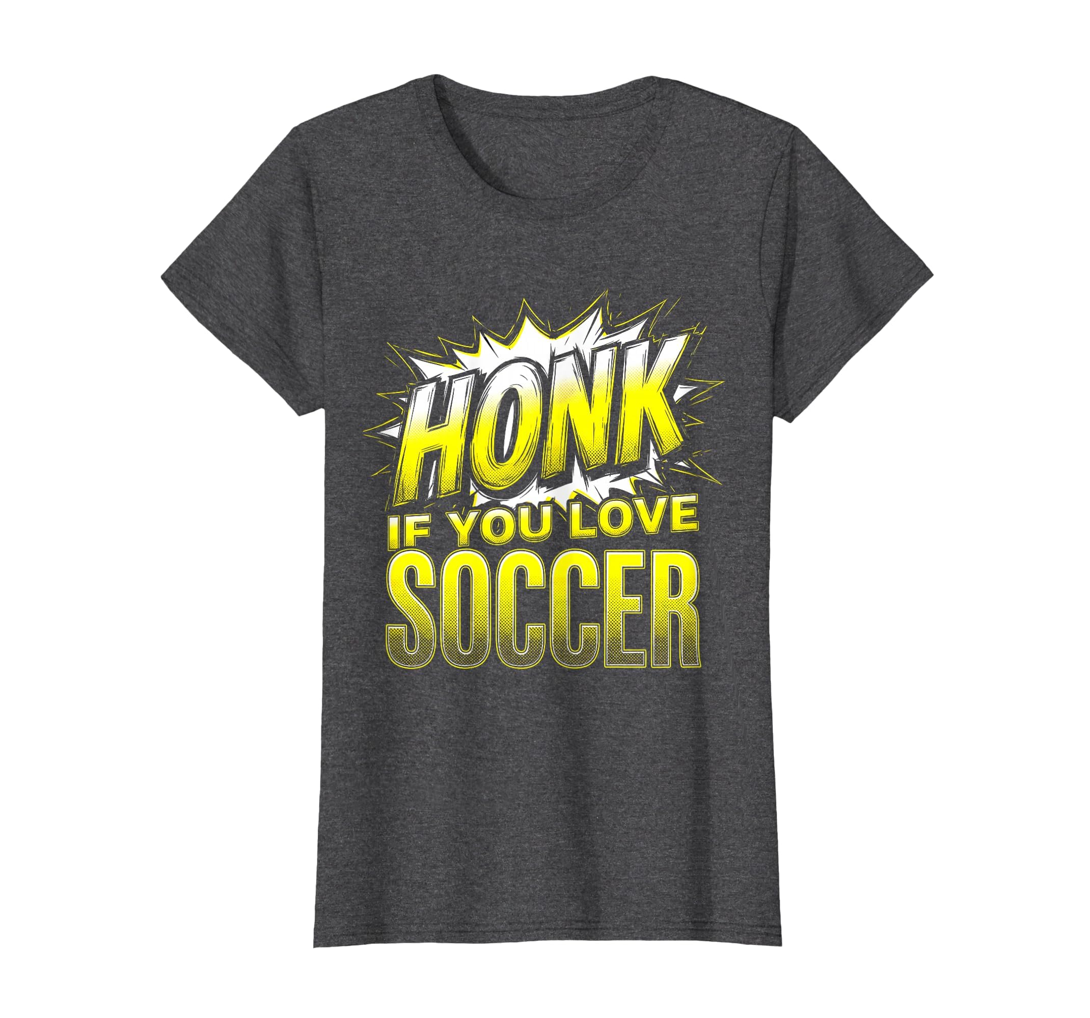 Honk If You Love Soccer Mom T-Shirt - Minimalist Print for Adults