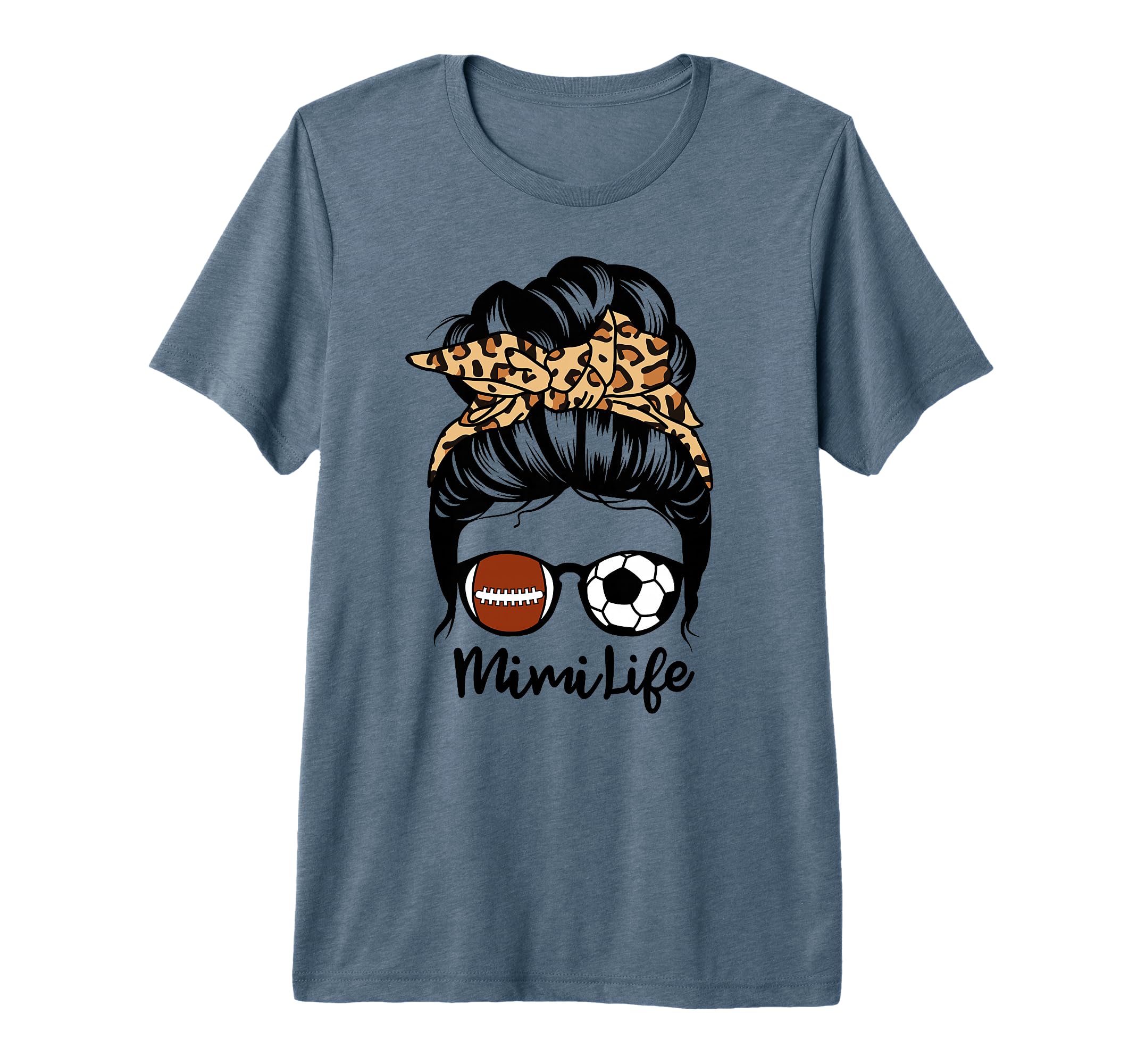Mimi Life Messy Bun Hair Funny T-Shirt - Streetwear Style for Adults