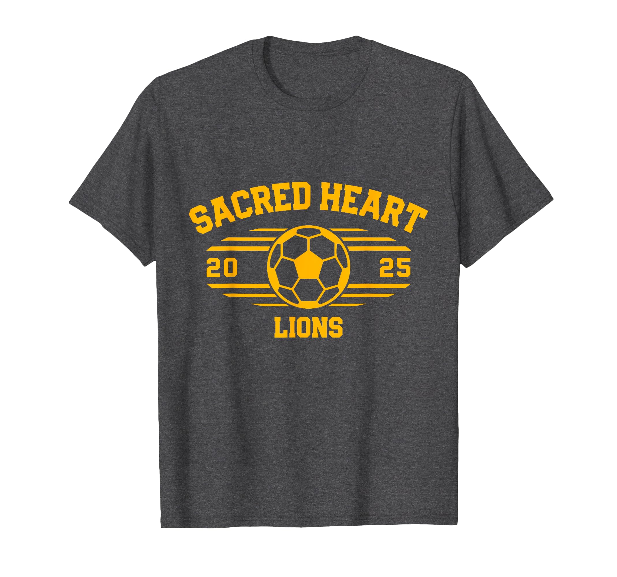 Sacred Heart Lions Soccer Ball 2025 Hs T-Shirt - Trendy Graphic Men Women