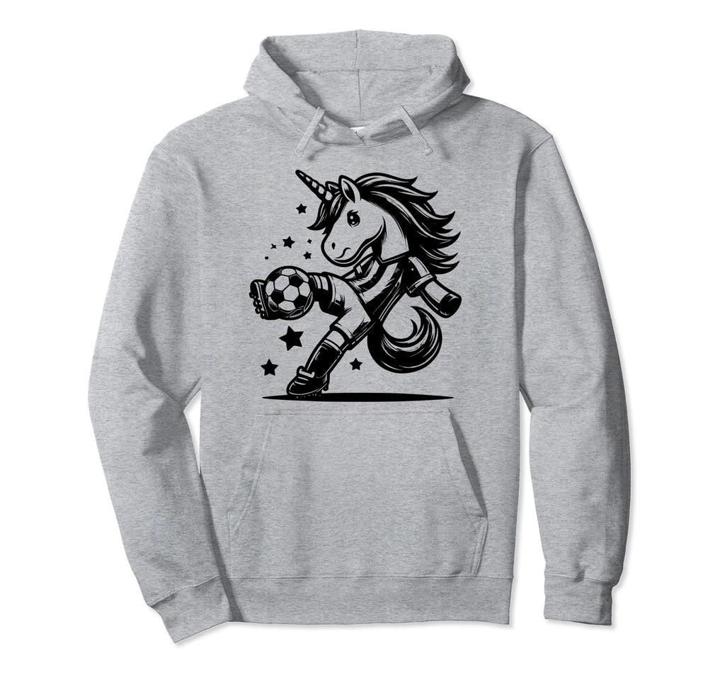 Footballer Unicorn Fans Soccer Team Hoodie - Custom Art Print Unisex