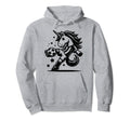 Footballer Unicorn Fans Soccer Team Hoodie - Custom Art Print Unisex