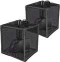 2 PCS Pond Pump Filter Bag, 7 Inch Pond Filter Box with Drawstring, Anti-Clogging Pump Barrier Bag Pump Mesh Bag for Outdoor Water Ponds Filters Pond Biological Filters