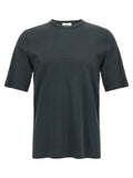 Saint Laurent Men Logo Embroidery T-Shirt