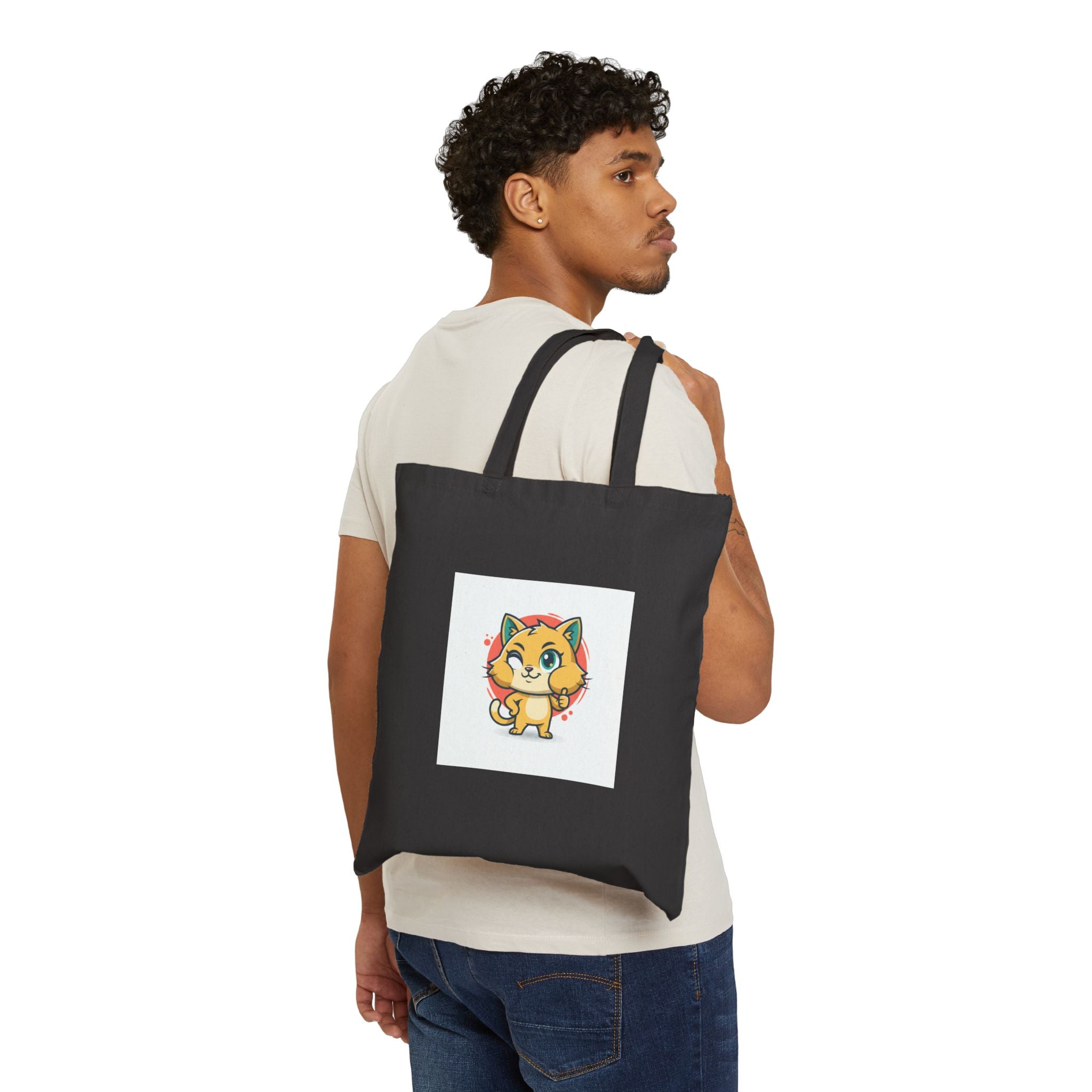 Cheeky Rodent Cute Rat Illustration Tote | Rodent-Core, quirky animal art