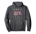 Curling Ugly Ball Sports Player Hoodie - Novelty Apparel for Adults