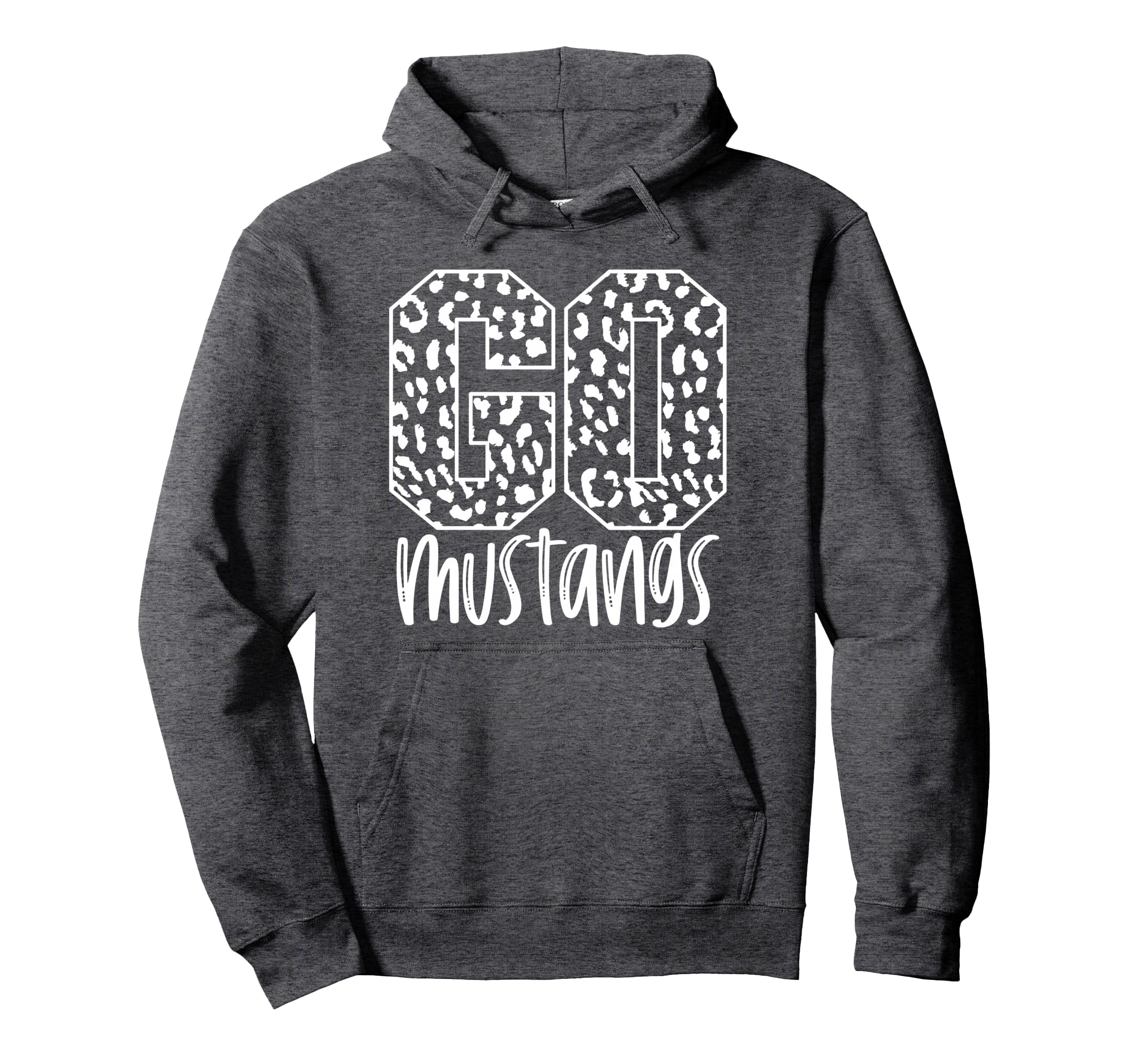 Mustangs Team Mascot School Spirit Game Hoodie - Custom Art Print Unisex