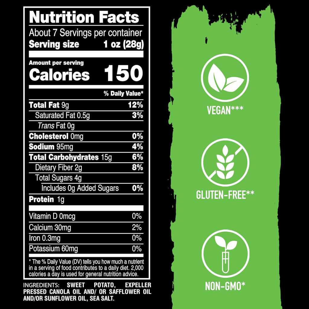 Terra Plantains Chips - Sea Salt - 12 x 5 oz
