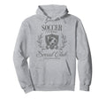 Soccer Team Mom Bow Gift Soccer Moms Hoodie - Custom Art Print for Adults