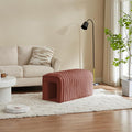 Storage Bench Pet Supplies Corduroy Bench Cat's nest to Hide for The Living Room, Entryway and Bedroom (Brown)