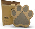 Paw-Shaped Cat Scratcher | Reversible Cardboard Kitty Scratcher | Cat Scratching Board for Indoor Cats | cat Scratcher Cardboard for Small & Medium Cats & Kittens | Cat Toy (Medium)