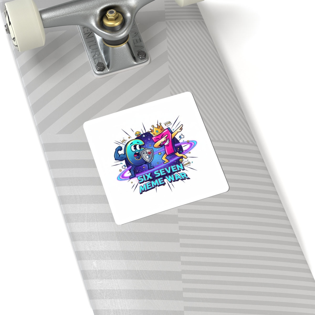 Six Seven Meme War Sticker | Viral Internet Battle Decal