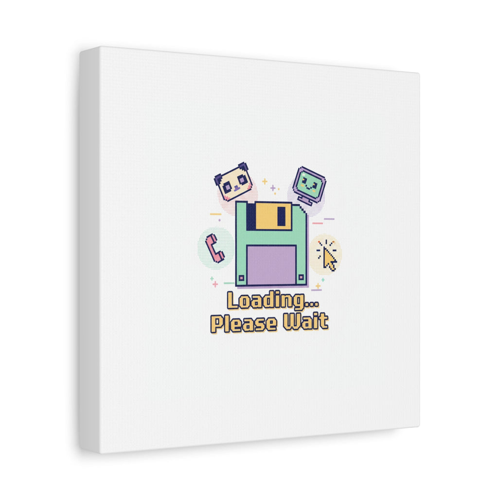 Loading Please Wait Canvas | Old Internet Aesthetic, 90s Web Nostalgia