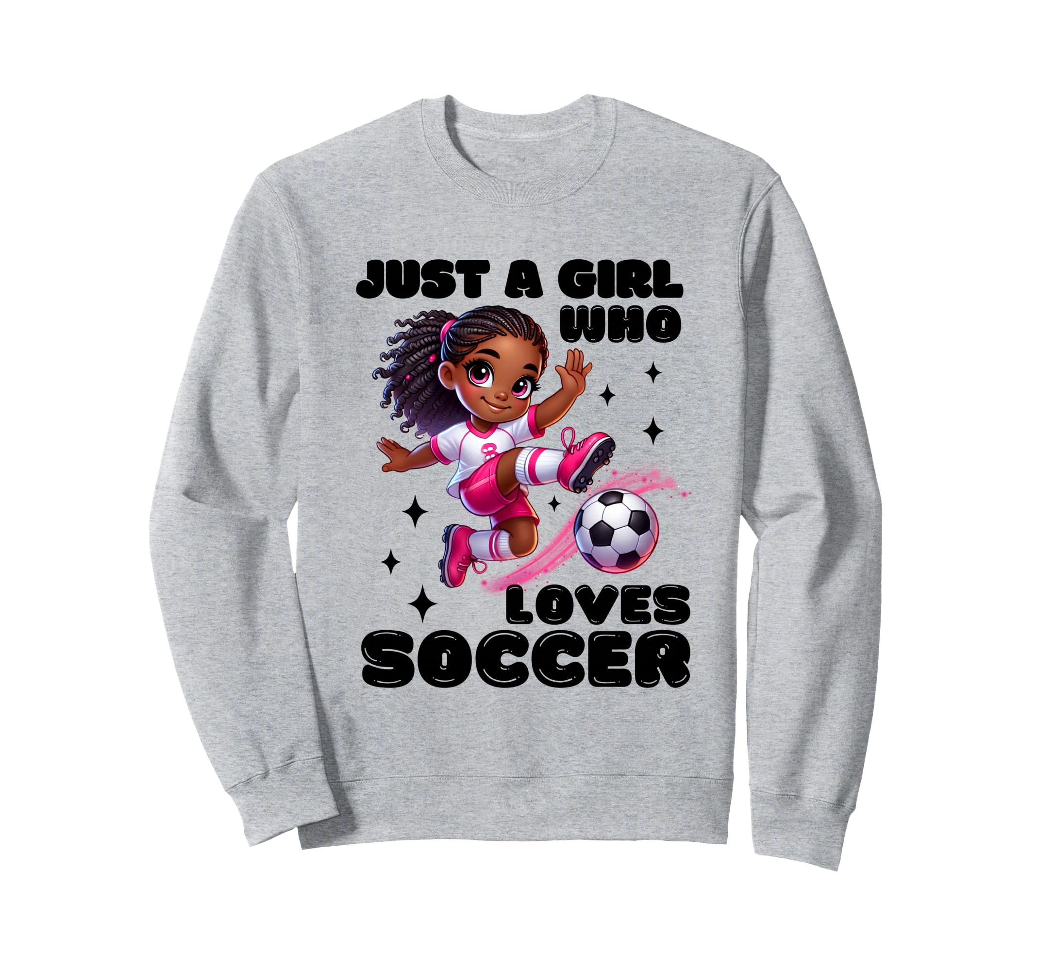 Just Who Loves Soccer African Sweatshirt - Novelty Apparel Men Women