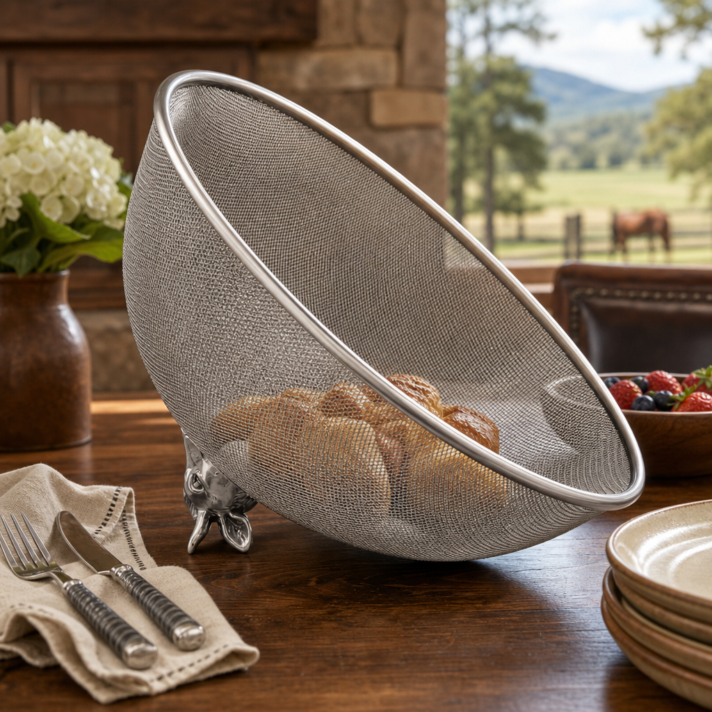 Cow Head Stainless Mesh Picnic Cover