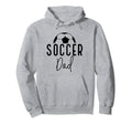 Soccer Dad Daddy Player Coach Fan Game Hoodie - Graphic Print for Adults