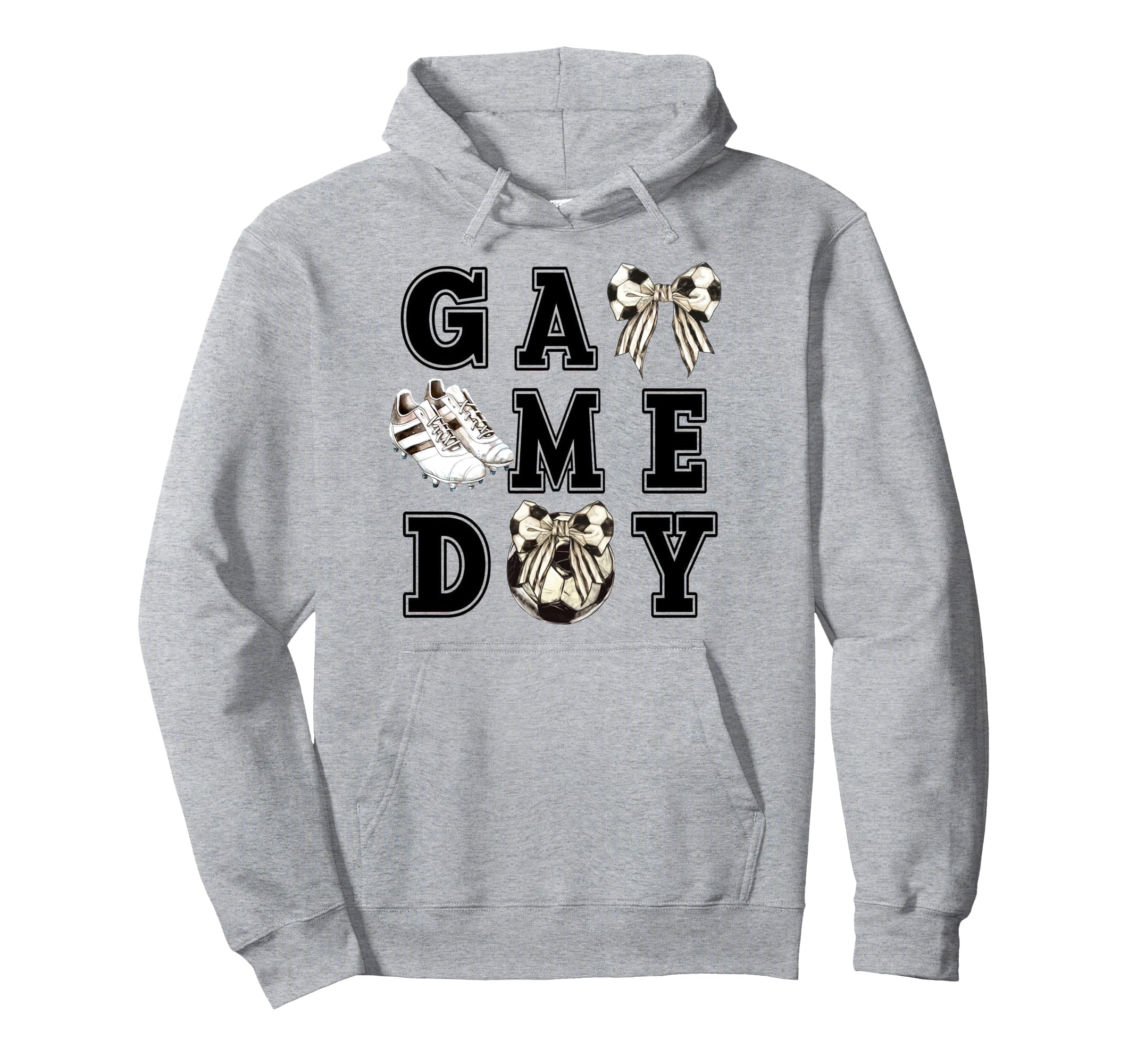 Coquette Bow Sports Parent Game Day Hoodie - Trendy Graphic Men Women