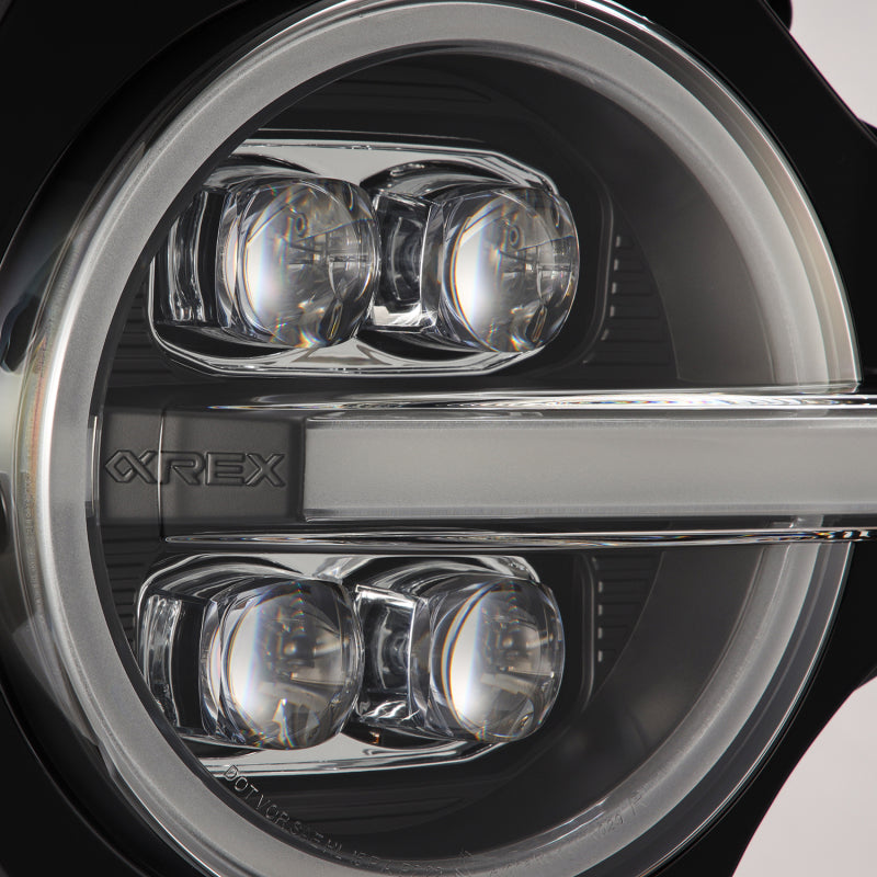 AlphaRex 21-23 Ford Bronco NOVA LED Projector Headlights Black 880260 *Discontinued